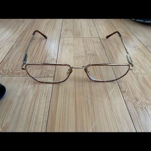 Personal optics Gold eyeglasses